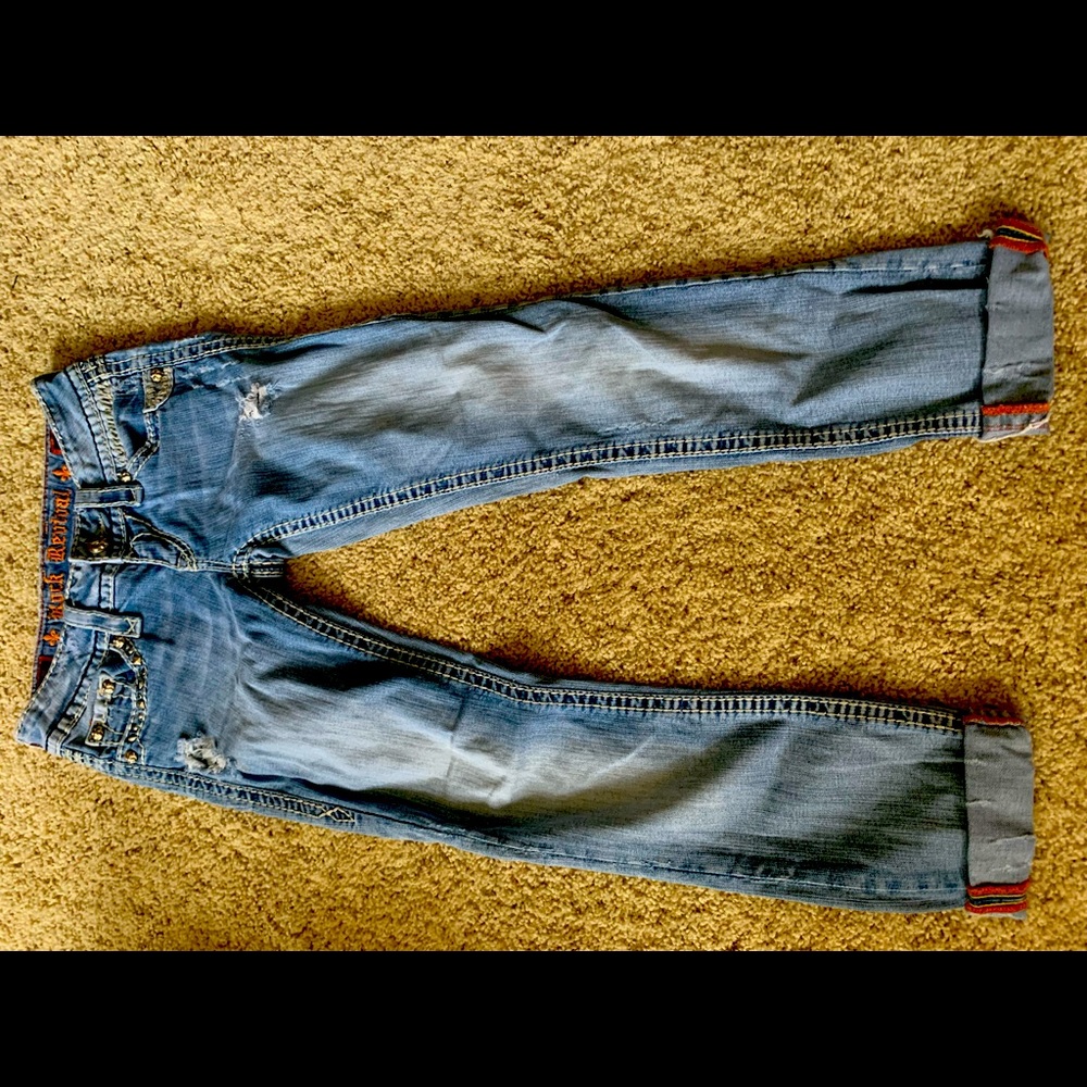 Womens Rock Revival Made Capri Pant Size 26
